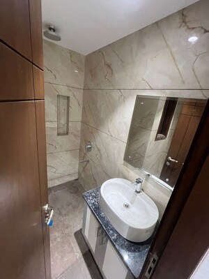Bathroom in 4 BHK Builder Floor at Freedom Fighters Vihar – for Rent
