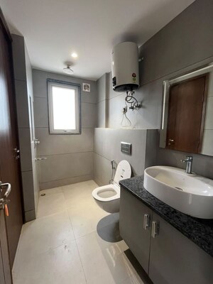 Bathroom in 4 BHK Builder Floor at Freedom Fighters Vihar – for Rent