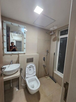Bathroom in 2 BHK Apartment at Alliance Abhimanyu, Malad West – for Rent
