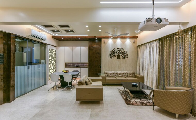 Living Room, magnum-tower 4 Bedroom 1833 Sq.Ft. Apartment In Parel Mumbai 10782943