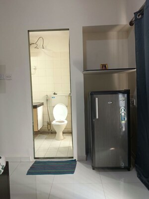 Bathroom in 1 RK Apartment at Piccadilly 2, Goregaon East – for Rent