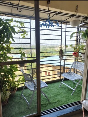Balcony in 1 BHK Apartment at Kalwa – for Rent