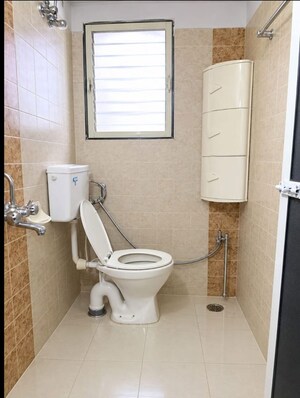Bathroom in 1 BHK Apartment at Kalwa – for Rent