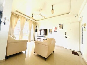 Living Room in 2 BHK Apartment at RK Lunkad Nisarg Ashish II, Pimple Nilakh – for Rent