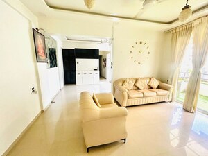 Living Room in 2 BHK Apartment at RK Lunkad Nisarg Ashish II, Pimple Nilakh – for Rent