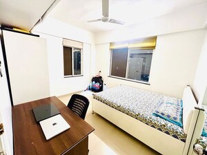 Bedroom in 2 BHK Apartment at RK Lunkad Nisarg Ashish II, Pimple Nilakh – for Rent