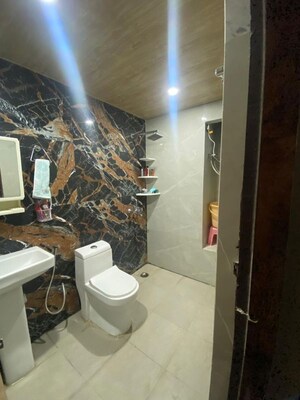 Bathroom in 3 BHK Apartment at Shree Energy Classic Residency, Raj Nagar Extension – for Sale