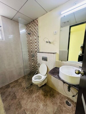 Bathroom in 3 BHK Apartment at Gaur Saundaryam, Tech Zone 4 Greater Noida – for Rent