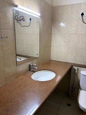 Bathroom in 3.5 BHK Builder Floor at Unitech South City II, Sector 50 – for Rent