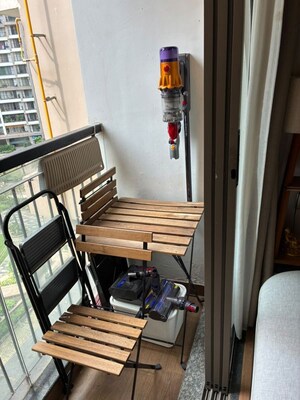 Balcony in 2 BHK Apartment at Runwal Eirene, Balkum Pada – for Sale