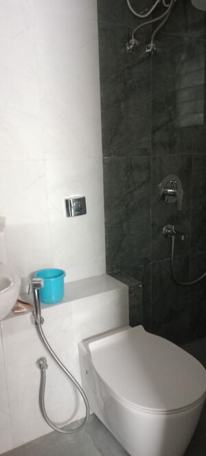 Bathroom in 1 BHK Apartment at The Baya Central, Lower Parel – for Rent