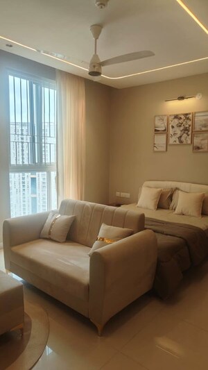 Living Room in 3 BHK Apartment at Adarsh Lakefront Phase 2, Marathahalli Orr – for Sale