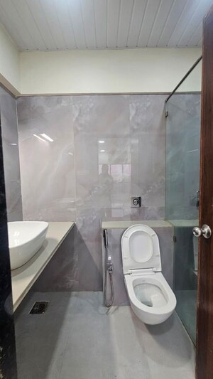 Bathroom in 2 BHK Apartment at RRB Satra Harmony, Chembur – for Rent
