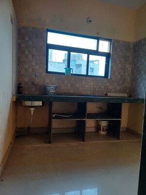 Kitchen in 1 RK Apartment at Gharonda Housing, Ghansoli – for Rent
