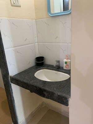 Bathroom in 2 BHK Apartment at Mahavir Heritage CHS, Kharghar Sector 35g – for Rent