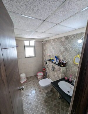 Bathroom in 2 BHK Apartment at Kumar Megapolis Springs, Hinjewadi – for Rent