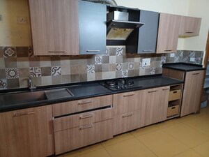 Kitchen in 3 BHK Apartment at Embassy Habitat, Palace Road – for Rent