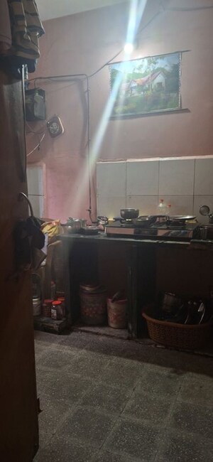 Kitchen in 1 RK Apartment at Gharonda Housing, Ghansoli – for Rent