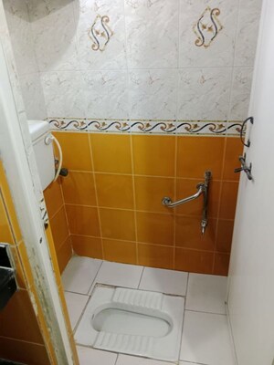 Bathroom in 1 BHK Apartment at Gharonda Housing, Ghansoli – for Rent