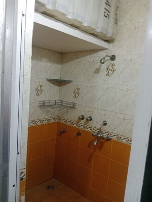 Bathroom in 1 BHK Apartment at Gharonda Housing, Ghansoli – for Rent