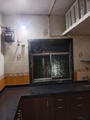 Kitchen in 1 BHK Apartment at Gharonda Housing, Ghansoli – for Rent