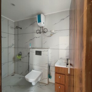 Bathroom in 3 BHK Builder Floor at Chattarpur – for Rent