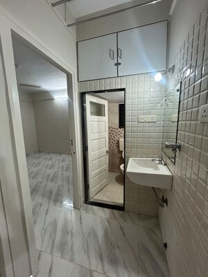 Bathroom in 2 BHK Apartment at Mahim Landmark, Mahim – for Rent