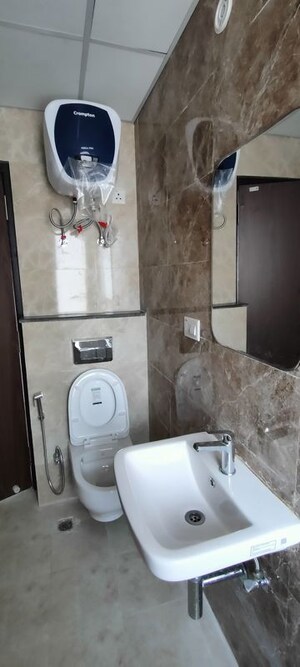 Bathroom in 3 BHK Apartment at Hero Homes Gurgaon, Sector 104 – for Rent