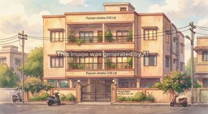  Apartment – Exterior View View at Gaurav Sankalp - for Sale
