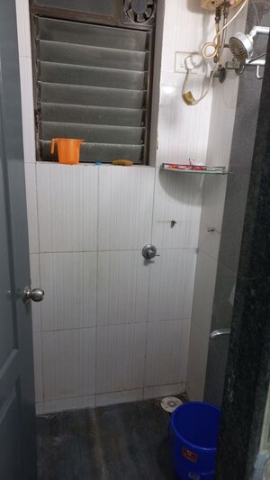 Bathroom in 1 BHK Apartment at Sector 4 Kopar Khairane – for Rent
