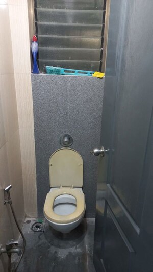 Bathroom in 1 BHK Apartment at Sector 4 Kopar Khairane – for Rent