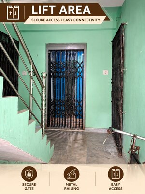 Staircase in 2 BHK Apartment at Gora Bazar – for Sale