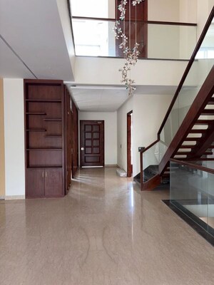 Staircase in 5 BHK Independent House at Aerocity – for Sale