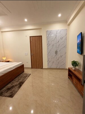 Bedroom in Studio Builder Floor at Sushant Lok I – for Rent