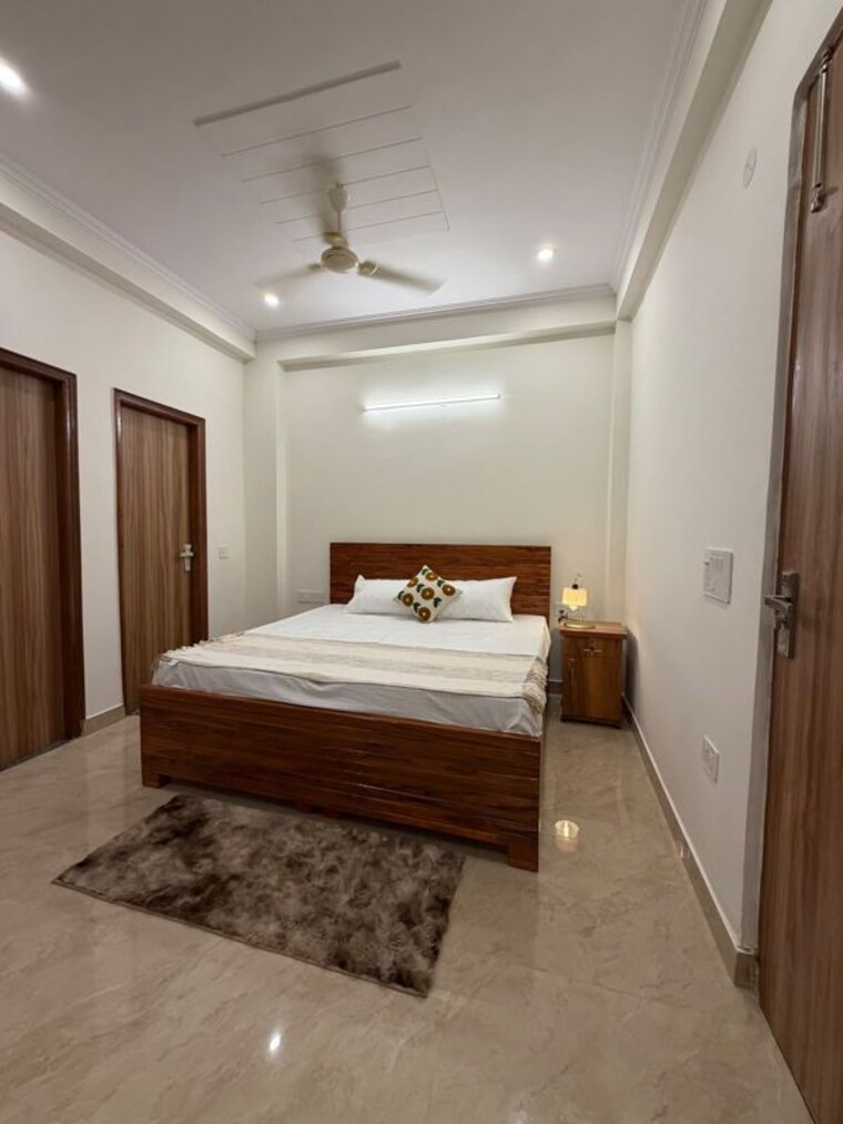 Bedroom, sushant lok i Studio 858 Sq.Ft. Builder Floor In Sushant Lok I Gurgaon 10783718