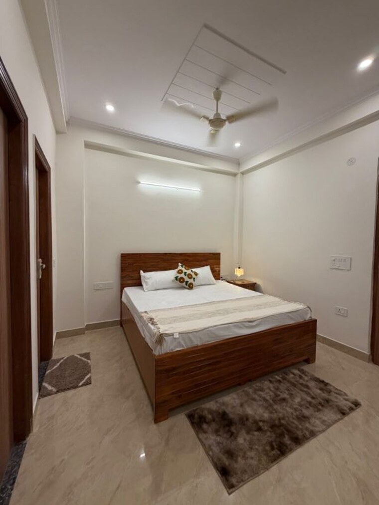 Bedroom, sushant lok i Studio 858 Sq.Ft. Builder Floor In Sushant Lok I Gurgaon 10783718