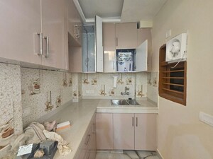 Kitchen in 2 BHK Builder Floor at Sushant Lok I – for Rent