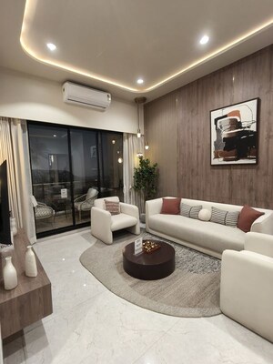 Living Room in 3 BHK Apartment at Satyam Grand Atlantis, Kharghar Sector 36 – for Sale