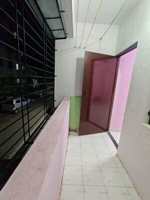 Balcony in 2 BHK Apartment at Swapnapurti Apartment, Chinchwad – for Rent