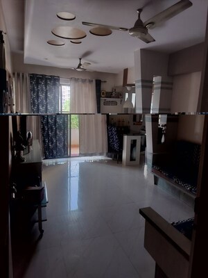 Living Room in 1 BHK Apartment at Cosmos Nest, Dhokali – for Rent