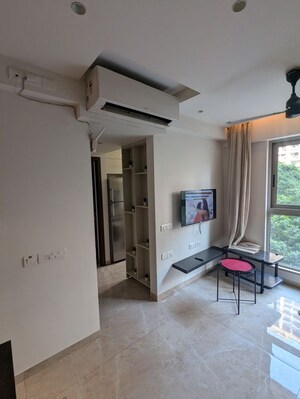 Living Room in 1 BHK Apartment at Hiranandani Regent Hill, Powai – for Rent