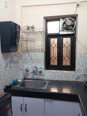 Kitchen in 1 BHK Builder Floor at Sant Nagar – for Rent