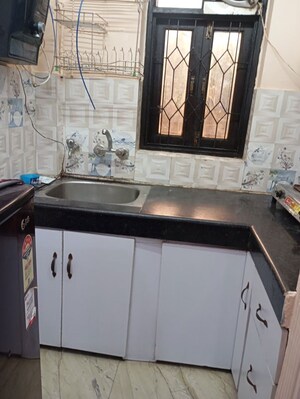 Kitchen in 1 BHK Builder Floor at Sant Nagar – for Rent