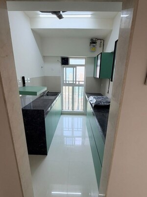 Building Lobby in 2 BHK Apartment at L And T Rejuve 360, Mulund West – for Rent