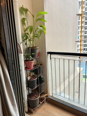 Balcony in 2 BHK Apartment at Runwal Eirene, Balkum Pada – for Sale