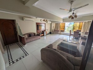Living Room in 3 BHK Apartment at Orchid Tower, Worli – for Rent