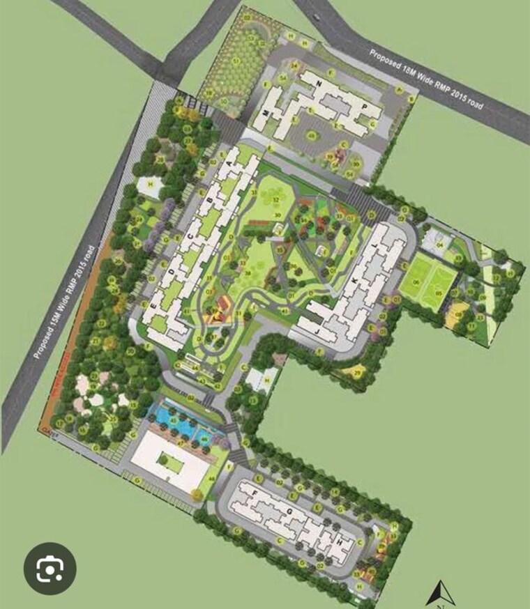 Master Plan, godrej-park-retreat 3 Bedroom 1700 Sq.Ft. Apartment In Sarjapur Road Bangalore 10777366
