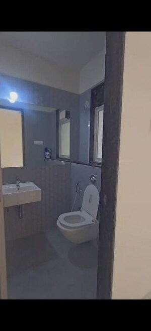 Bathroom in 2 BHK Apartment at Ashar Axis, Majiwada – for Rent