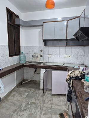 Staircase in 3 BHK Builder Floor at Mehrauli – for Rent