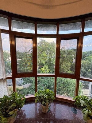 Balcony in 1 BHK Builder Floor at Greater Kailash – for Rent